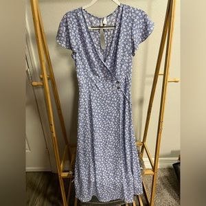 Women’s M floral printed 3/4 length dress